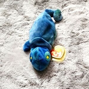 NWT Ty Original Beanie‎ Babies Rainbow the Chameleon